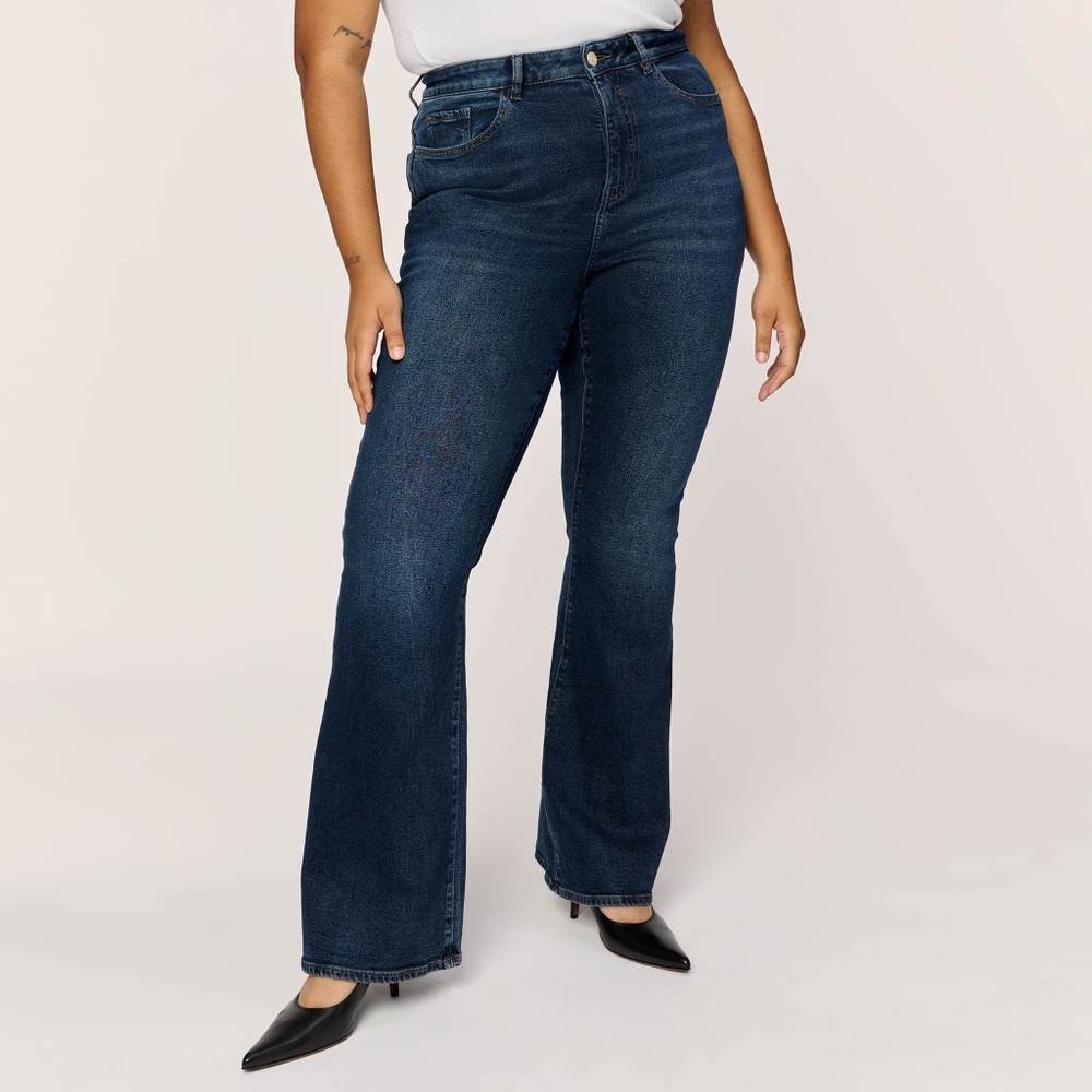 Warp Weft World Inc. MIA PLUS - FLARE JEANS | FAR FAR AWAY Size 14W14W / 33